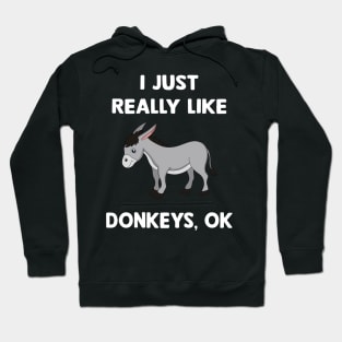 I just really like Donkeys, ok Hoodie